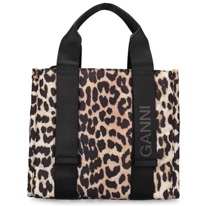 GANNI リサイクルテックスモールトート GANNI - Small Recycled Tech Tote Bag GANNI