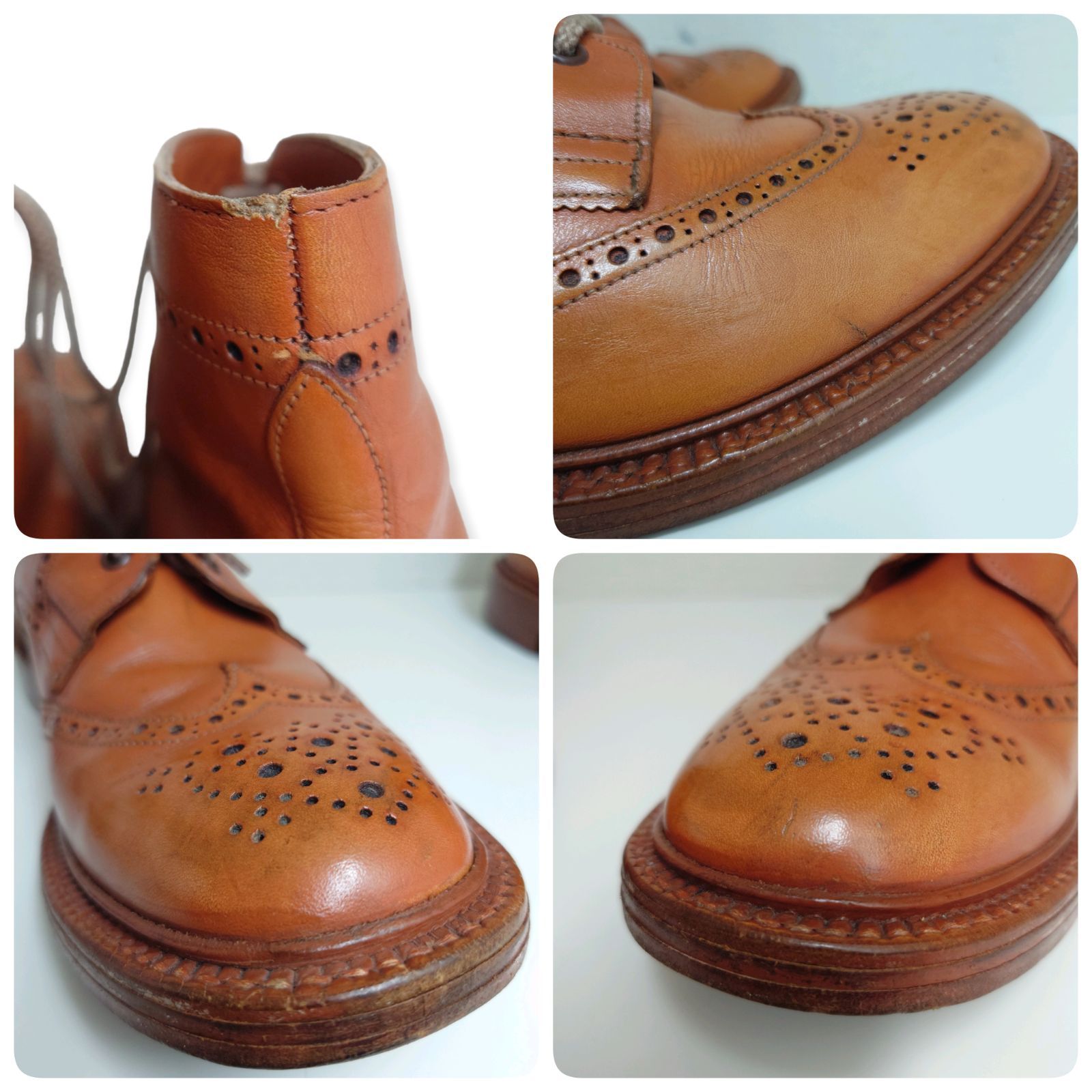 70s ヴィンテージ Tricker's トリッカーズ ベンチメイド 筆記体ロゴ