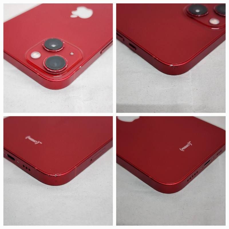 SIMフリー iPhone 13 128GB レッド バッテリー最大87％ 【公式通販】