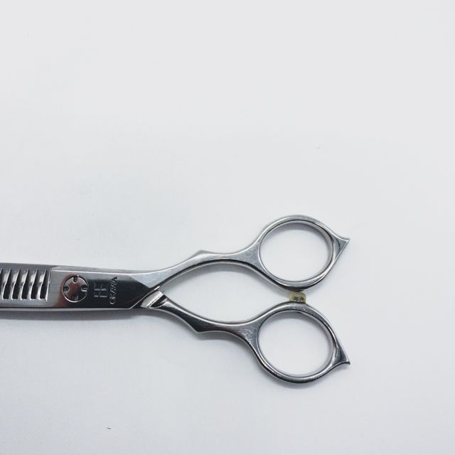 オオカワプロシザーズ オオカワプロシザーOKAWA PRO SCISSORS】233 メガネ シザー セニング 美容ハサミ すきばさみ 美容師 理容師  約20～25% 右利き 6インチ 中古 sc1267 - メルカリ