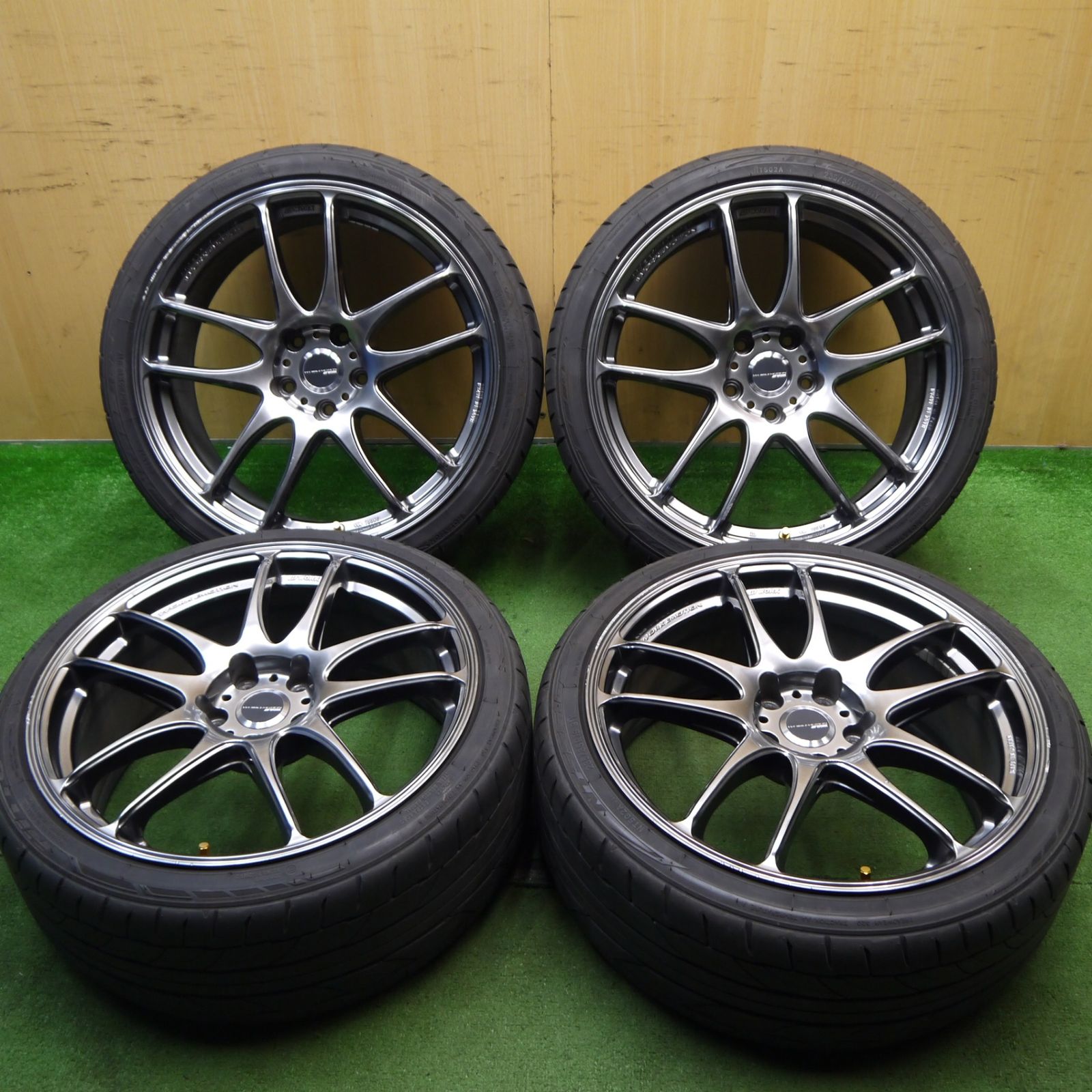 4本価格 22年 WORK EMOTION Kiwami EMT-KWM 235|35R19 ニットー NT555 G2 19インチ ワーク PCD114.3|5H 5052109Hノ