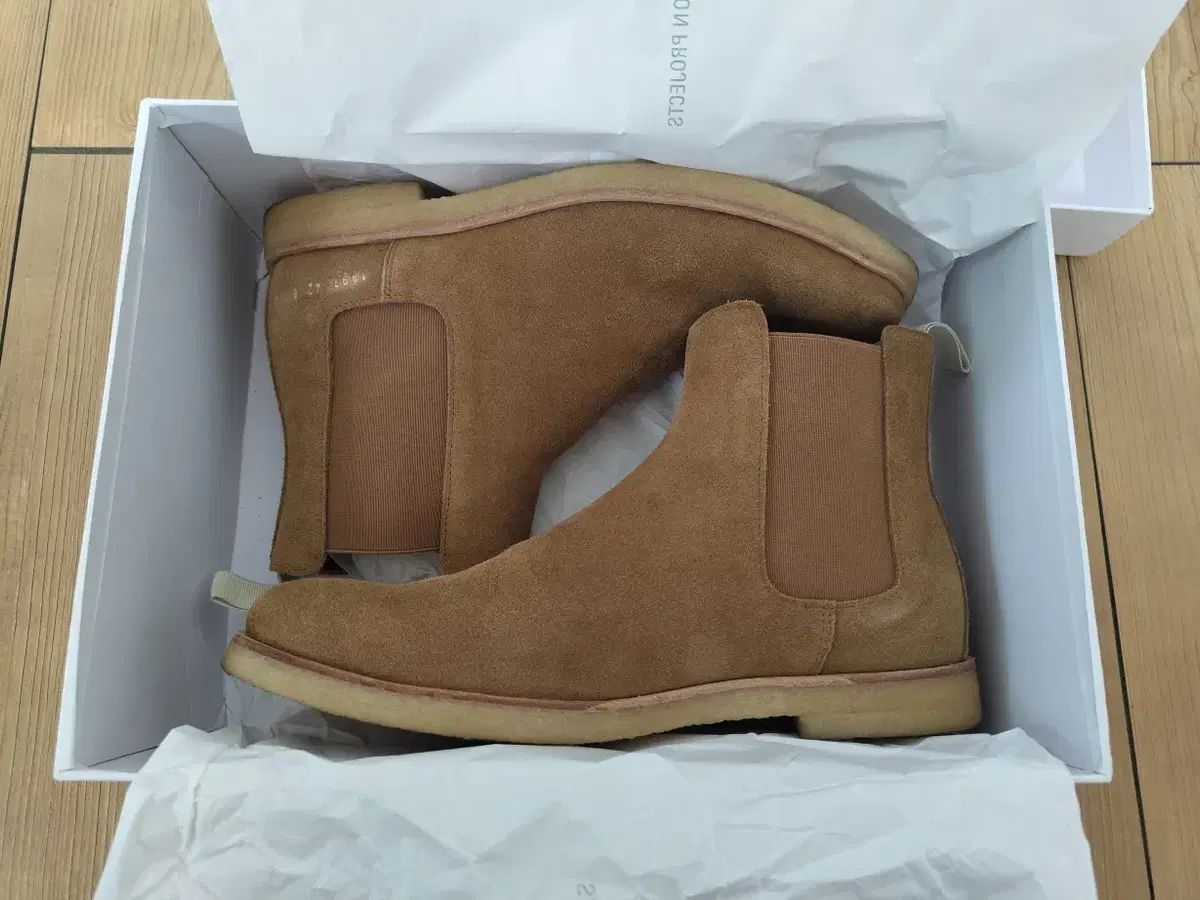 サイズ42 コモンプロジェクト スエード チェルシーブーツ Common