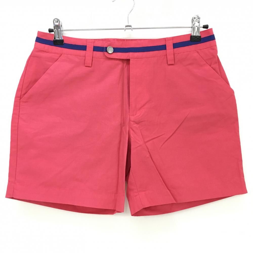 SALE価格【超美品】アディダス ショートパンツ レッド ウエストライン adipure レディース L/G ゴルフウェア adidas