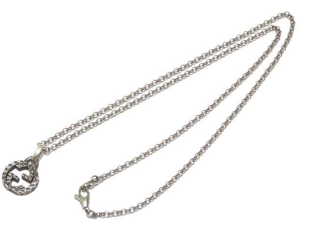 美品✨GUCCI　ネックレス　インターロッキング　アラベスク　シルバー925 美品✨ グッチ ネックレス アラベスク インターロッキング GG