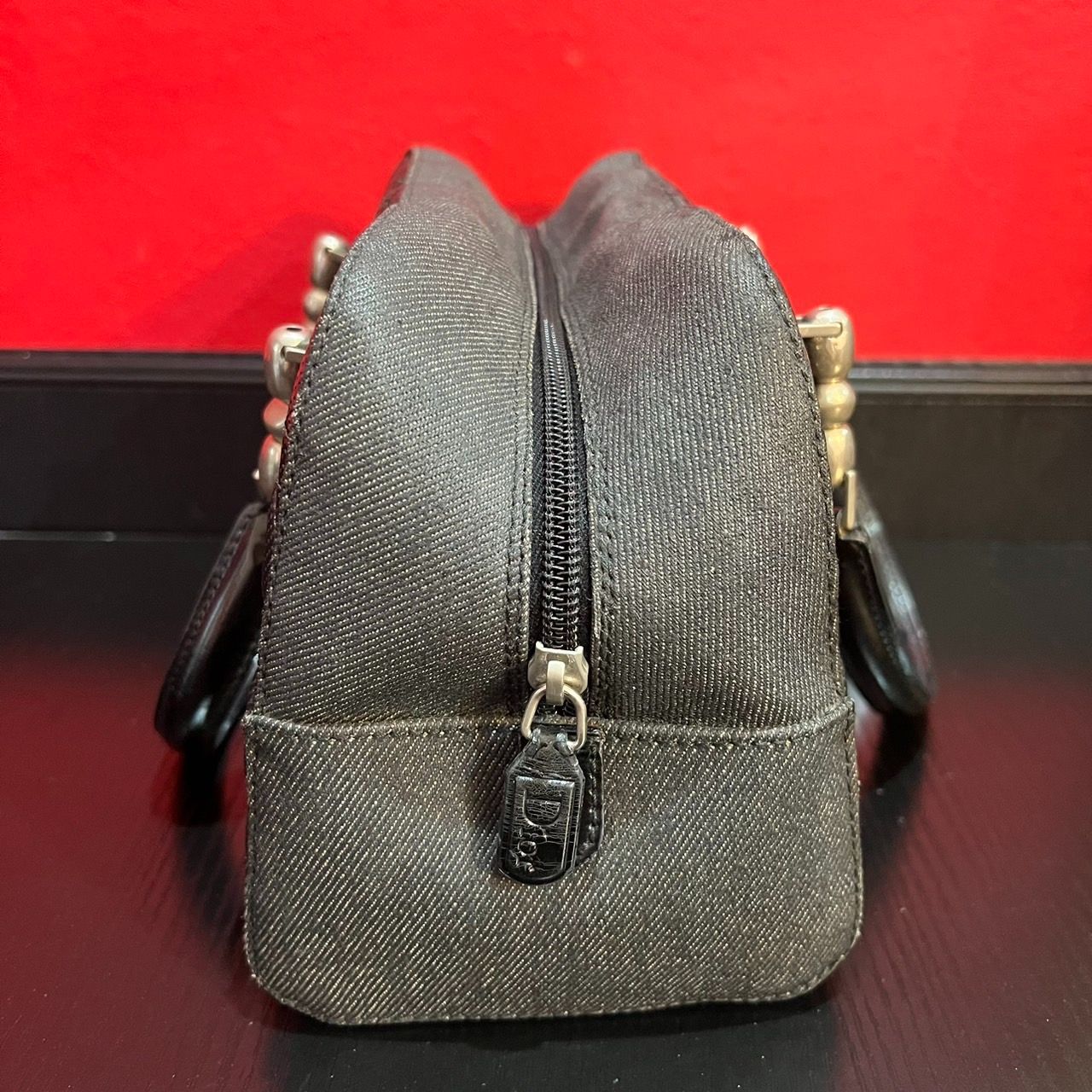 ☆Dior ディオール カナージュステッチ マリスパール ミニボストン 