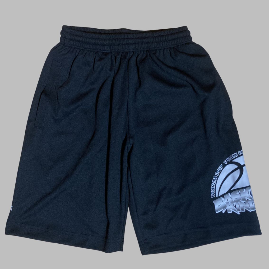 新品 バスケット ハーフ パンツ 黒 ブラック サイズ140 子供