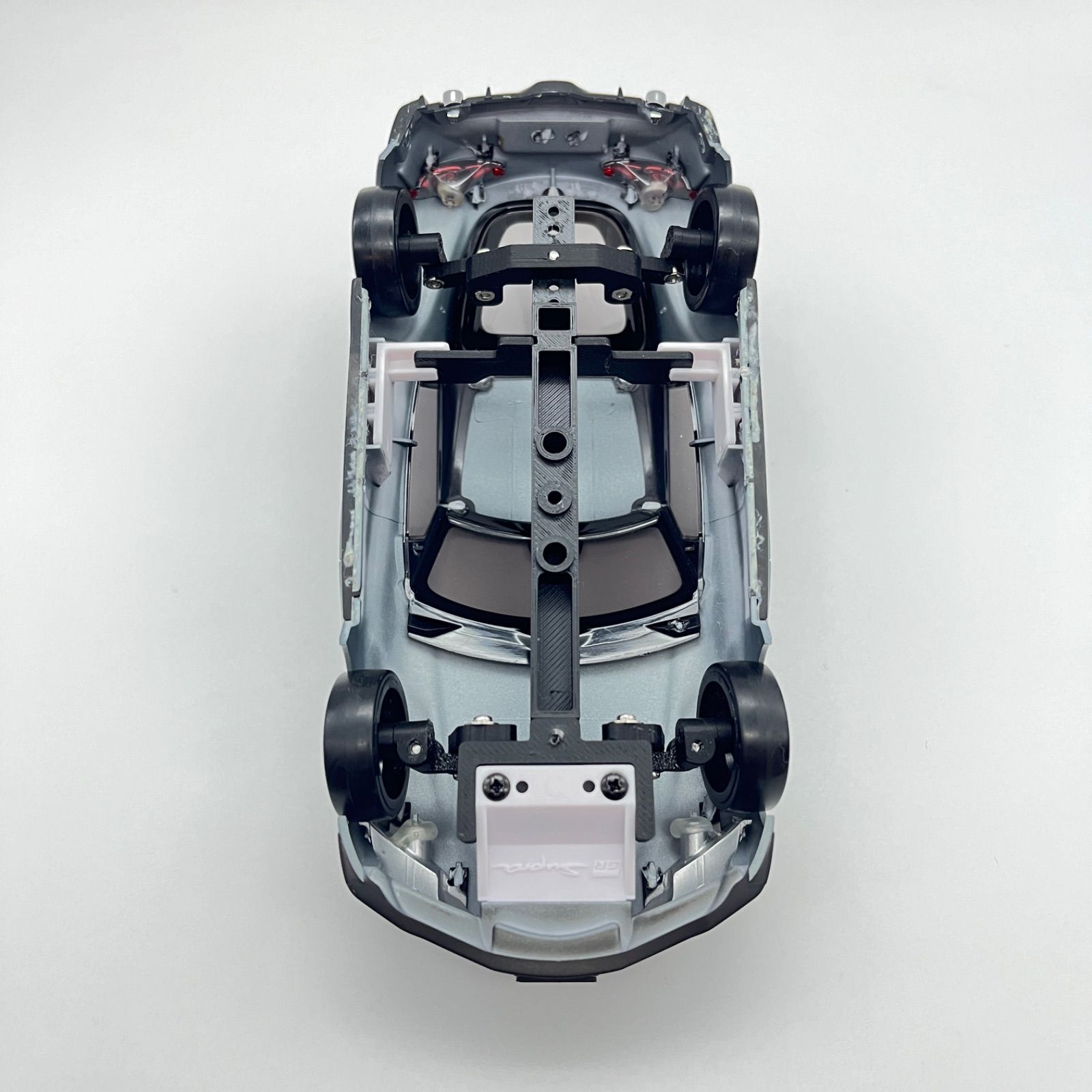 ミニッツオートスケールボディのみ(ケースとダミーシャーシ無し) ミニッツAWD トヨタ GRMNヤリス サーキットパッケージ ガン