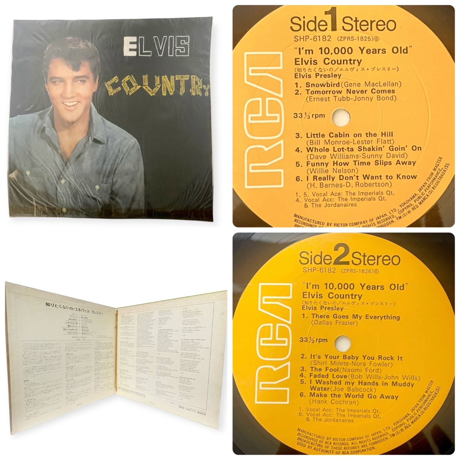 LP 帯付き ピクチャー盤 / エルヴィス・プレスリー Elvis Presley / A Legendary Performer -Volume 3- / CLP1-3078 