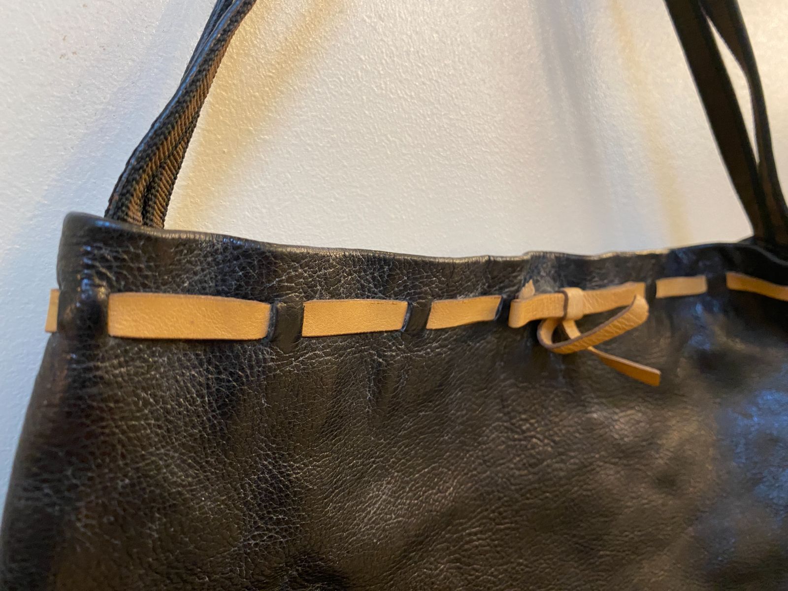 ショルダーバッグ ステッチ