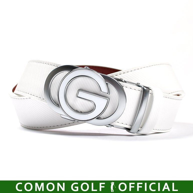 coco 未使用品 シーピージーゴルフ CPG GOLF ベルト ONESIZE ホワイト 白 ラウンドロゴバックル  パンチング 未使用品 シーピージーゴルフ CPG GOLF ベルト ONESIZE ホワイト