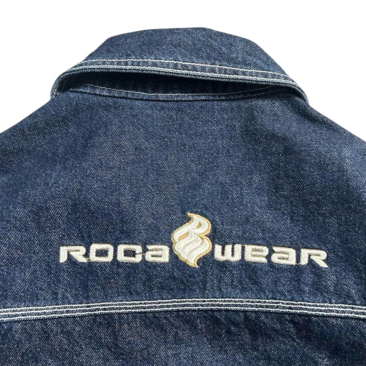 ROCAWEAR ロカウェア オーバーサイズ デニムジャケット 刺繍