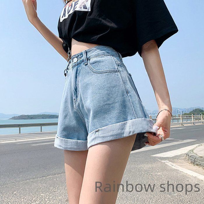 値下げ！新品未使用！Patou デニムショートパンツ miniministore デニム ショートパンツ レディース韓国風【ゆう