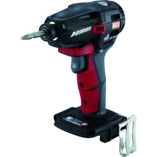 2営業日で発送 マックス MAX MAX 18V充電静音ドライバ本体のみ アカ