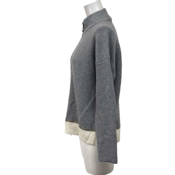 ファビアナフィリッピ　ニットカーディガン ◇ ファビアナフィリッピ FABIANA FILIPPI ジップアップニット