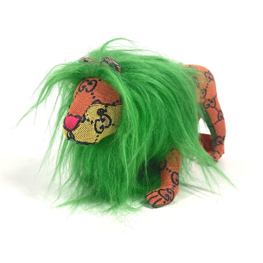 GUCCI グッチ ぬいぐるみ GG デコラティブ ライオン 670235 GG