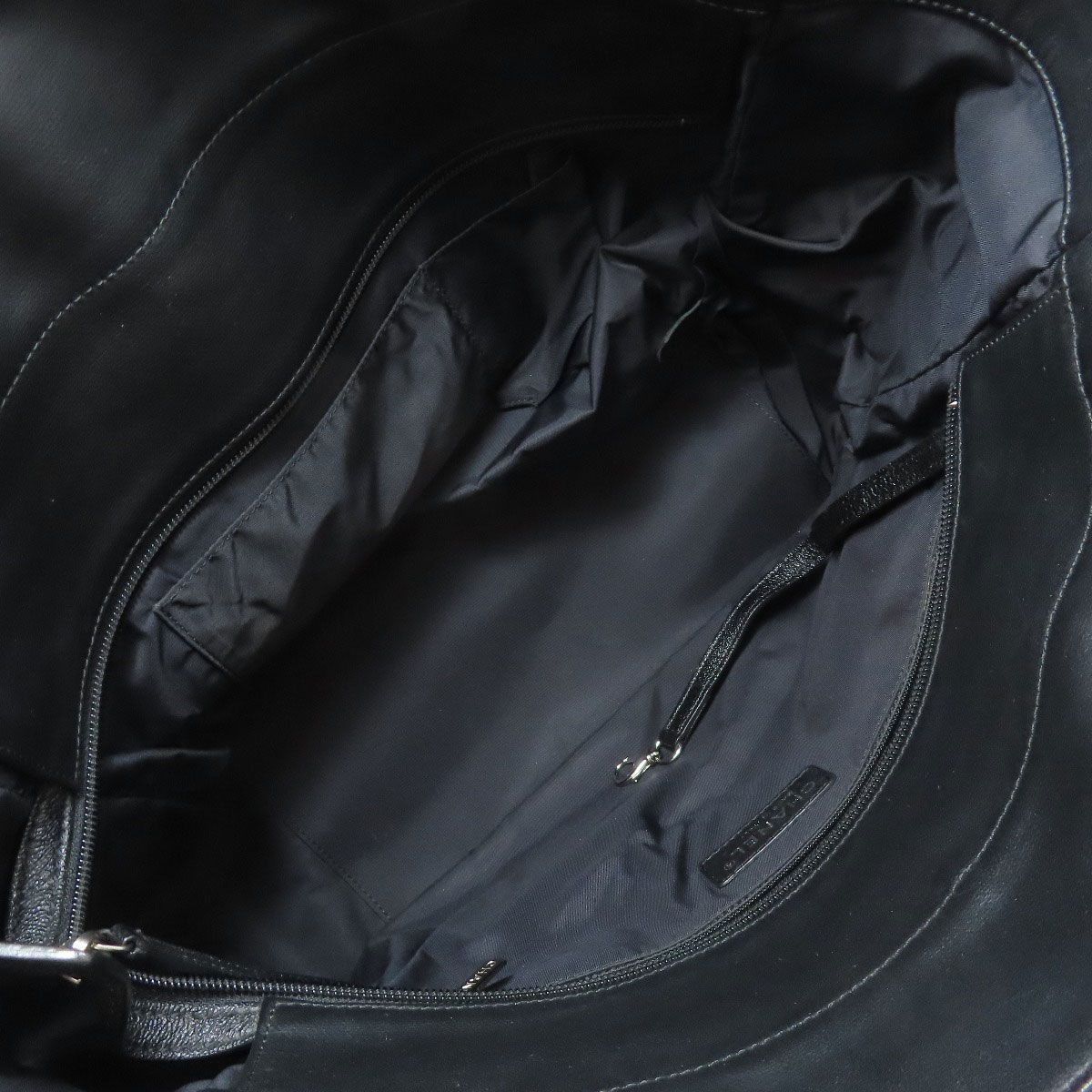 CHANEL シャネル パリビアリッツ シルバー金具 トートバッグ カーフ