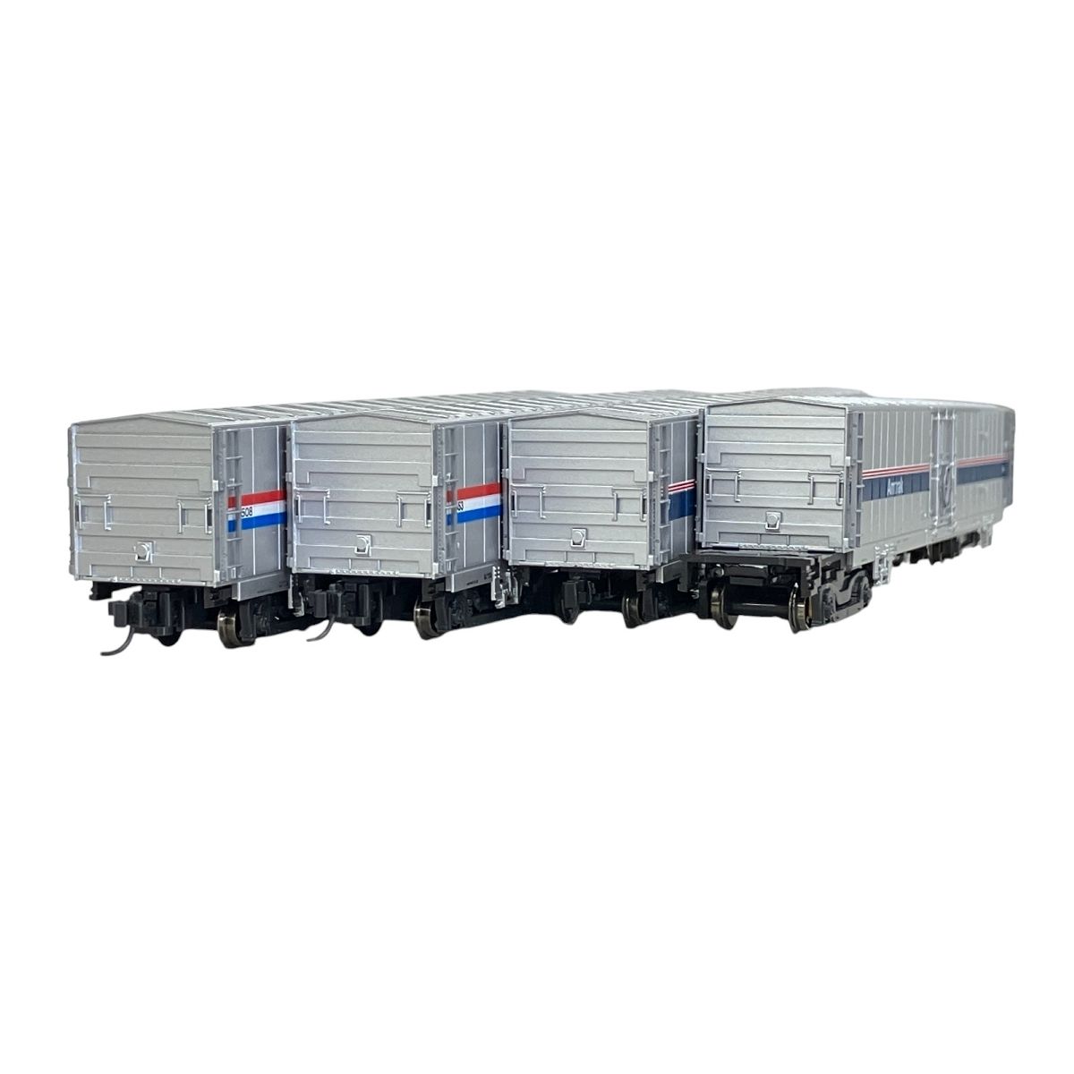 KATO USA Amtrak Material Handling Car phase III Set C2 アムトラック 4両セット Nゲージ 鉄道模型 K10004942