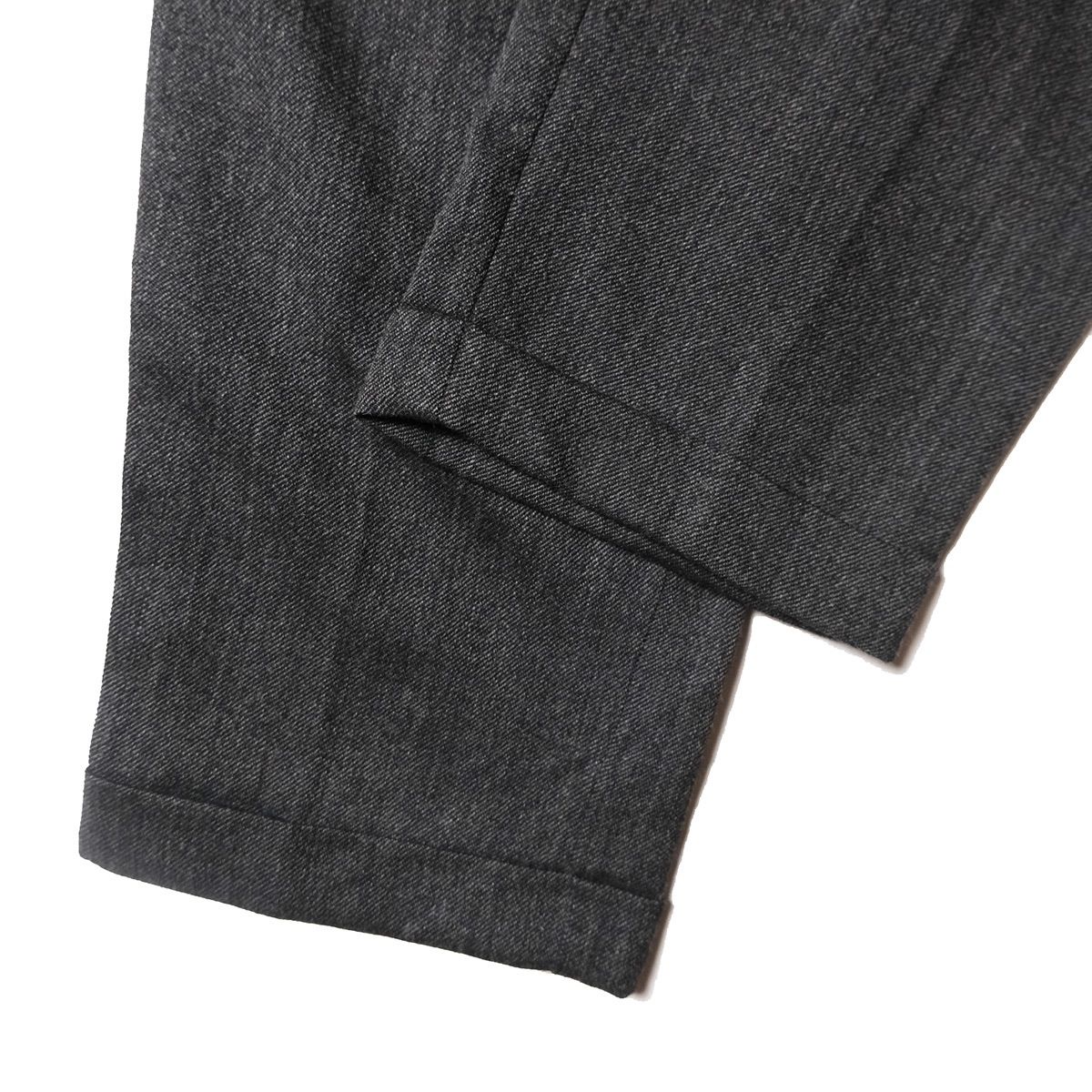 90's ギャップ GAP 2タック ウール スラックス (34/30) 黒灰杢