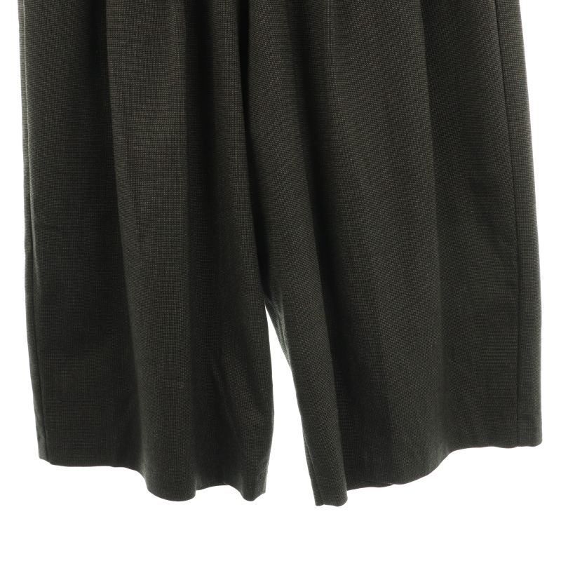 【pas de calais】シンプルやわらかパンツ（黒）✳︎新品 パドカレ pas de calais イージーパンツ ワイドパンツ 36