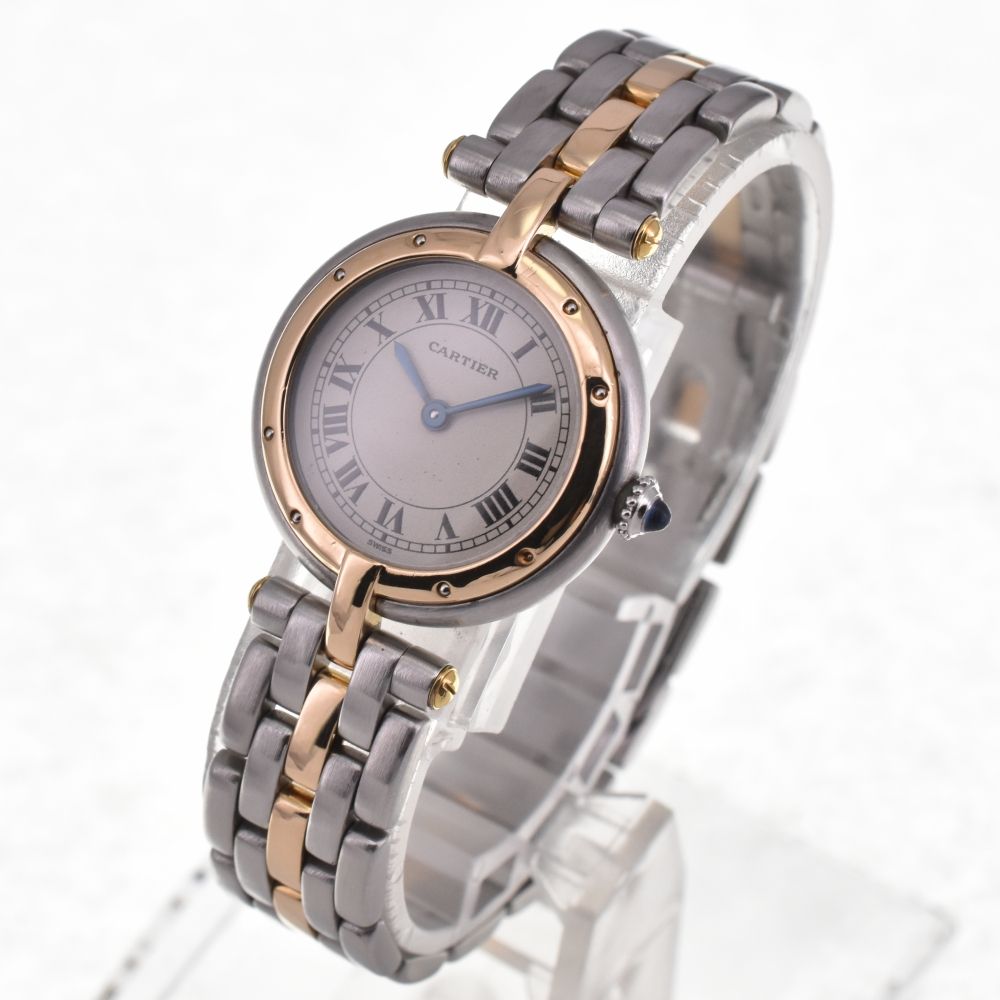 カルティエ CARTIER 1057920 パンテール ラウンド SM 1ロウ SS/K18 クォーツ レディース良品 A#132976 - メルカリ