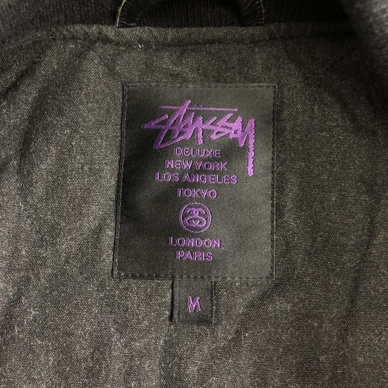 中古】STUSSY × Maiden Noir Deluxe スタジャン M ブラック  
