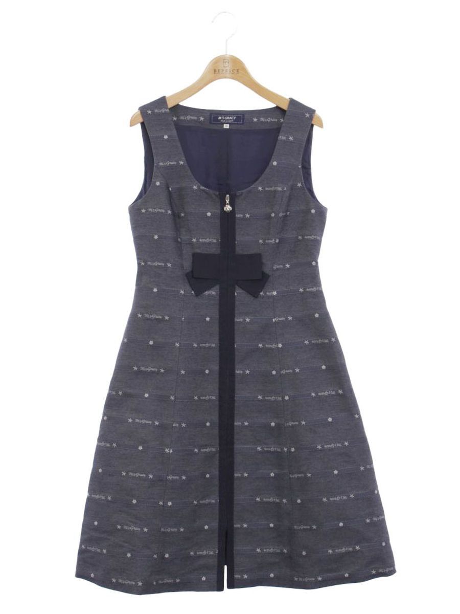 M'S GRACY クラシカルチェック ジャンパースカート ワンピース 40 M'S