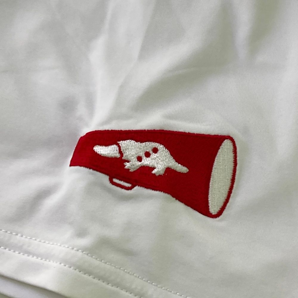 品質保証、最安値に挑戦！ サイズ L ROUGH-SWELL ラフアンドスウェル モデル ハイネック 半袖Tシャツ カモノハシ ホワイト系 240101539142 ゴルフウェア メンズ ストスト