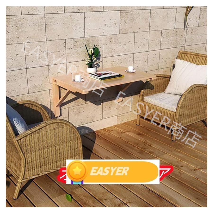 壁掛け式折りたたみテーブル 省スペース ドロップダウンデスク コンパクトコンピュータワークステーション フローティングデスク ホーム  キッチン用壁掛け折りたたみテーブル、ホームオフィス用コンピュータワークステーション、折りたたみ式ウォールテーブル ... 省スペース 壁掛け式折りたたみデスク - 機能的なフローティングワークステーション ホームオフィス キッチン ランドリールーム用 -