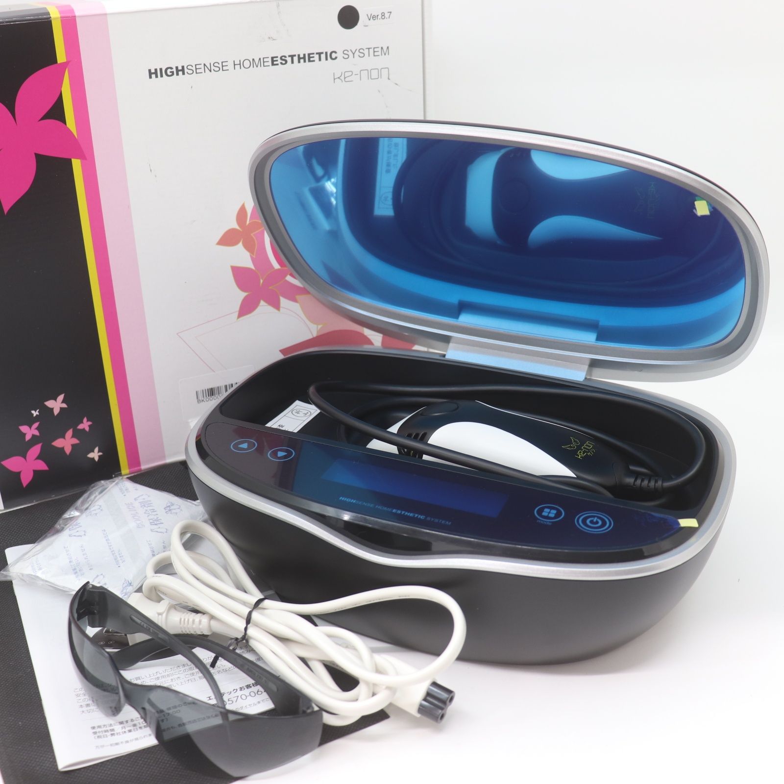 新品　最新　ケノン　KE-NON 8.7 脱毛器 ke-non 家庭用脱毛器 ver.8.7 脱毛器 ケノン (KE-NON) Ver. 8.7〔