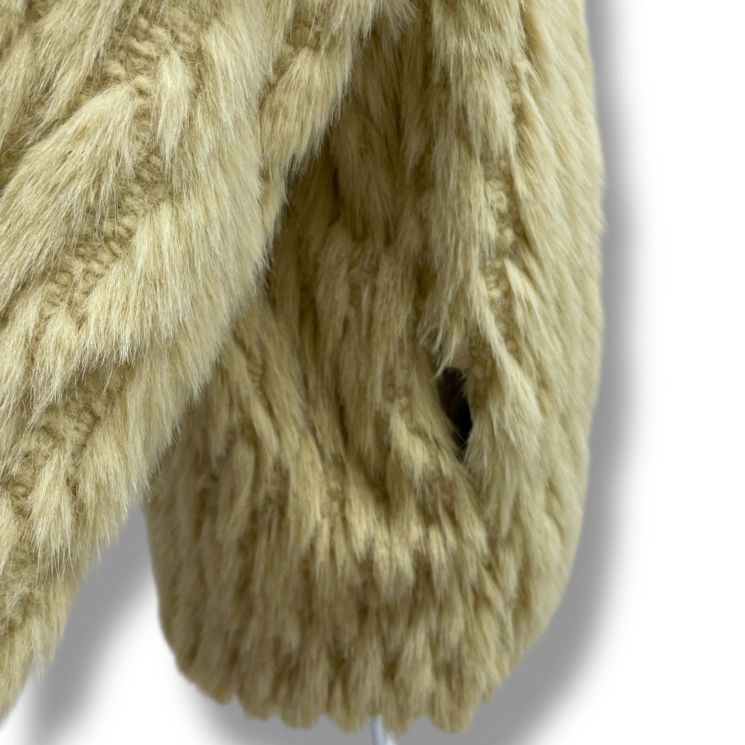 THINK FUR シンクファー Fur×Knit Medium Cardigan 23AW ファー