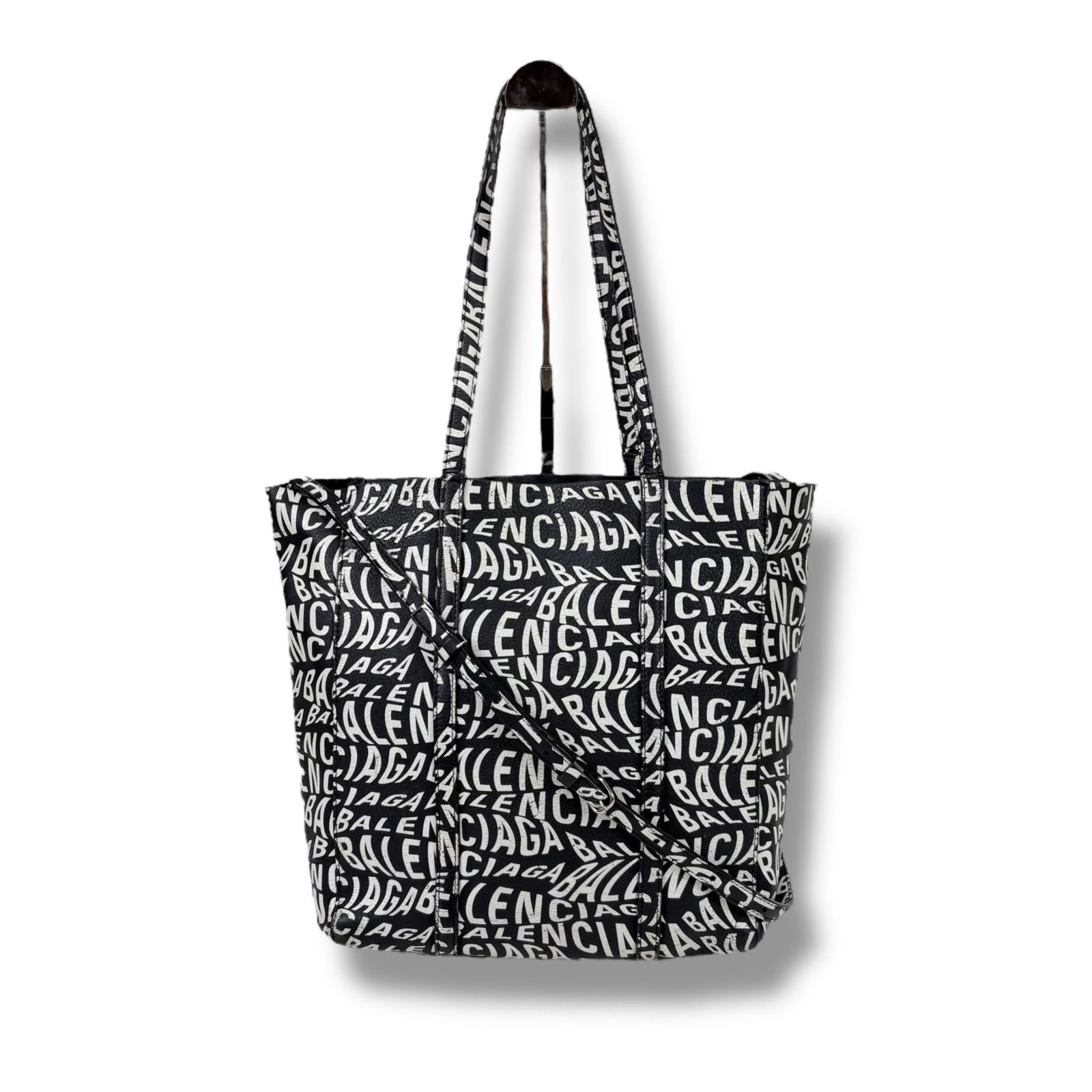 バレンシアガ BALENCIAGA エブリデイトート 2WAY ウェーブロゴ 