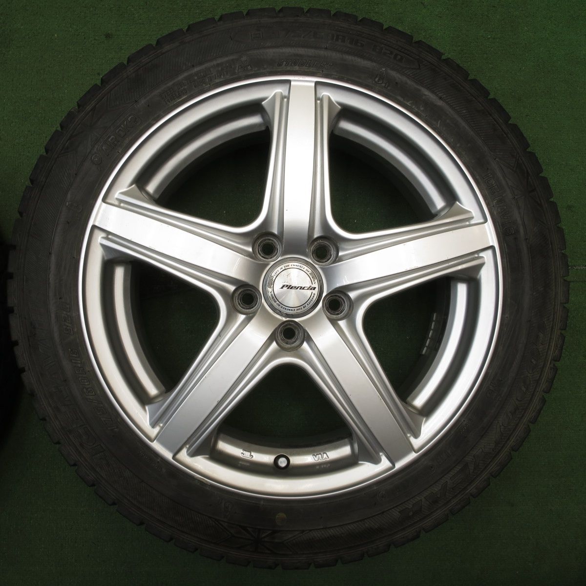Plencia 6J-16 off+42 pcd100/4H BRIDGESTONE ICE PARTNER 175/60R16 スタッドレス付き4本 アクア/ラクティス/イグニス/クロスビー/iQ他 16\u201d Rota Grid Racing Bronze Mags 4Holes pcd 100 Bnew