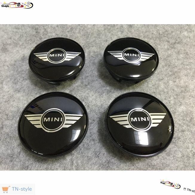 高品質 MINI ミニ BMW　ホイール センターキャップ　保護 カー自動車用 防塵 4個セット 外径54mm ハブキャップ