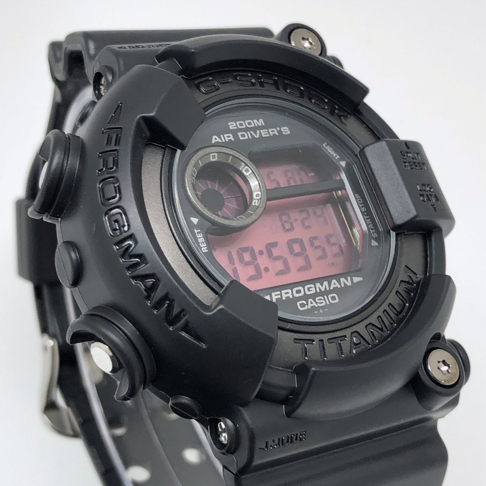 G-SHOCK ジーショック DW-8200BK-1 FROGMAN REAL BLACK