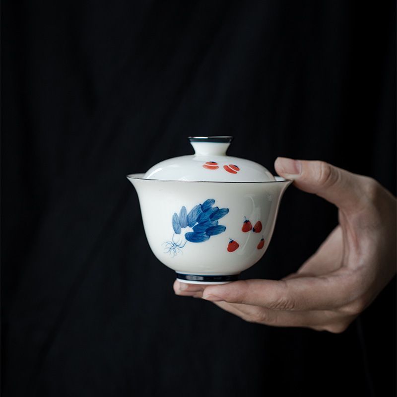 中国 陶器 中国陶磁器 | 古染付六角形花鳥文壺 明末 17C | Gallery陽々