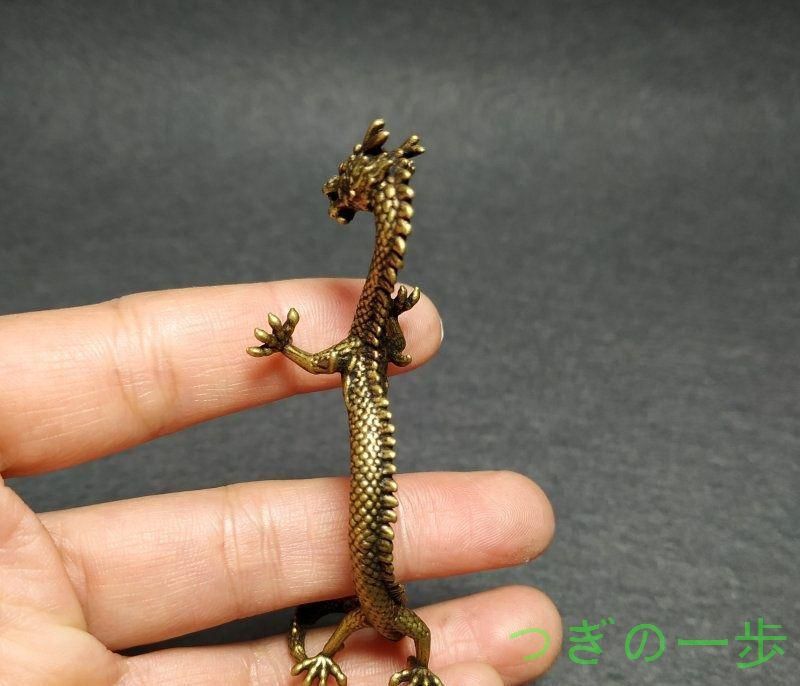 竜 銅器 稀少品 茶道具 重厚 極細工 工芸品 美術品 置物 銅器 文房具 茶道具 重厚 極細工 工芸品 美術品 置物