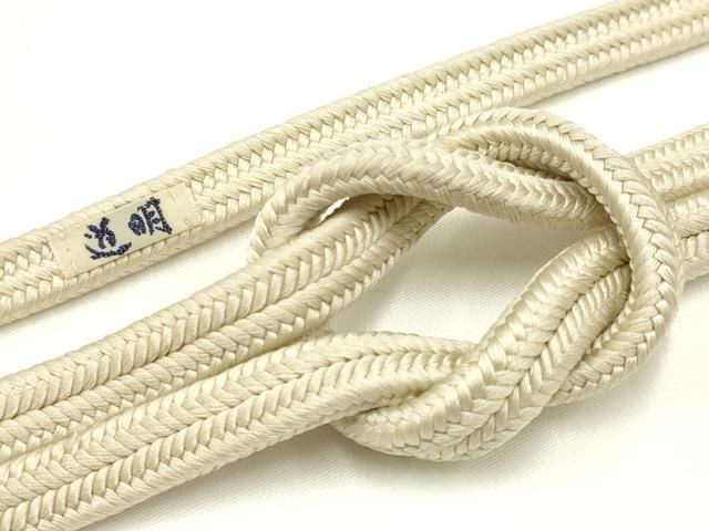 平和屋着物● 上 有職組紐道明 帯締め 冠組 練色 宮内庁御用 国立博物館御用 東京芸術大学御用 AABA9936ay