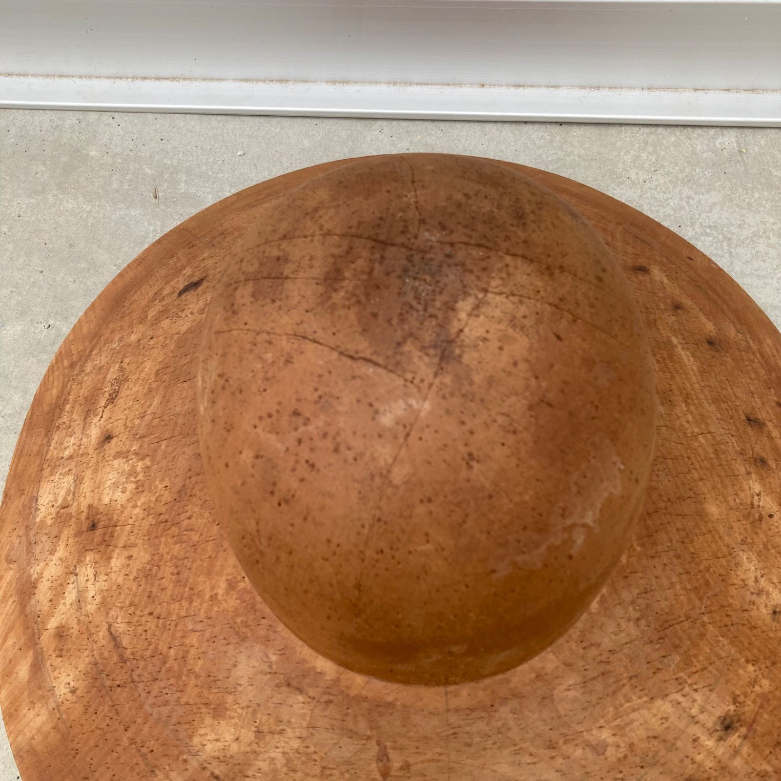 帽子 木型 クラウン 下がりブリム 2点セット 57cm NEXPOTALLINN_EU