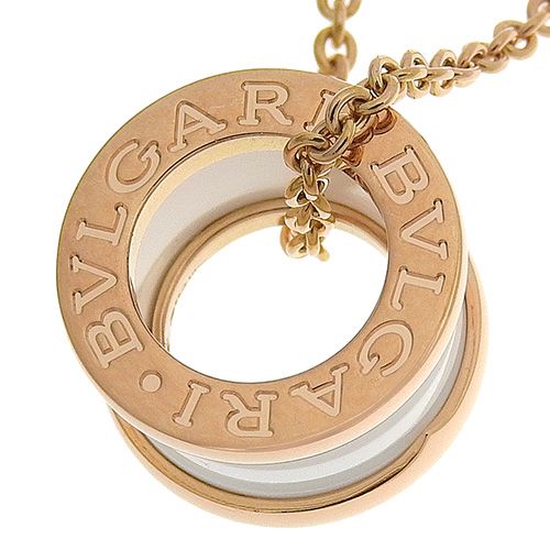 BVLGARI(ブルガリ) ビー・ゼロワン ネックレス K18 ピンク
