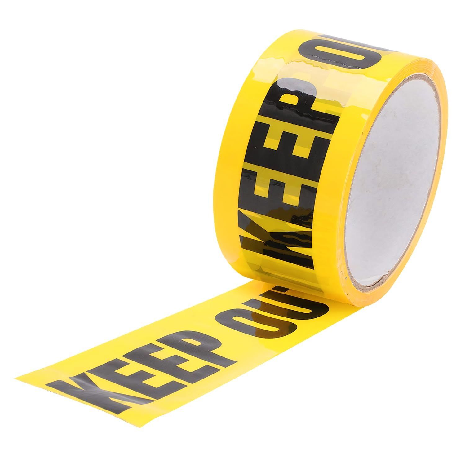 KEEP OUT 立入禁止 テープ 規制テープ バリケードテープ 警告テープ 粘着性弱 10個 セット D STONE KEEP OUT