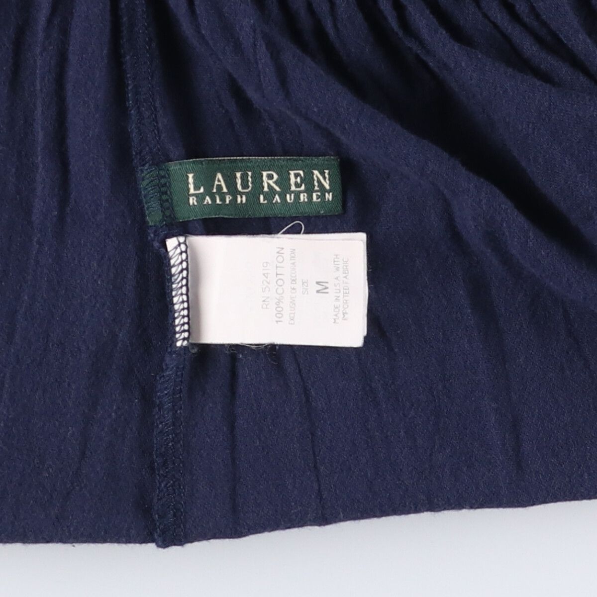 古着 ラルフローレン Ralph Lauren LAUREN ローレン 肩リボン ノースリーブ チュニック USA製 レディースM相当 /eaa568056 Ralph Lauren - 古着 ラルフローレン Ralph Lauren LAUREN
