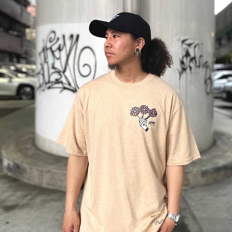LEFLAH レフラー NO WAY Tシャツ (BEIGE) 半袖 T-SHIRTS TEE TS