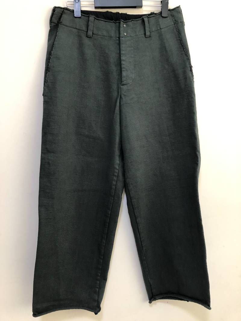タ wjk ex.heavy wide pants d.green S M L