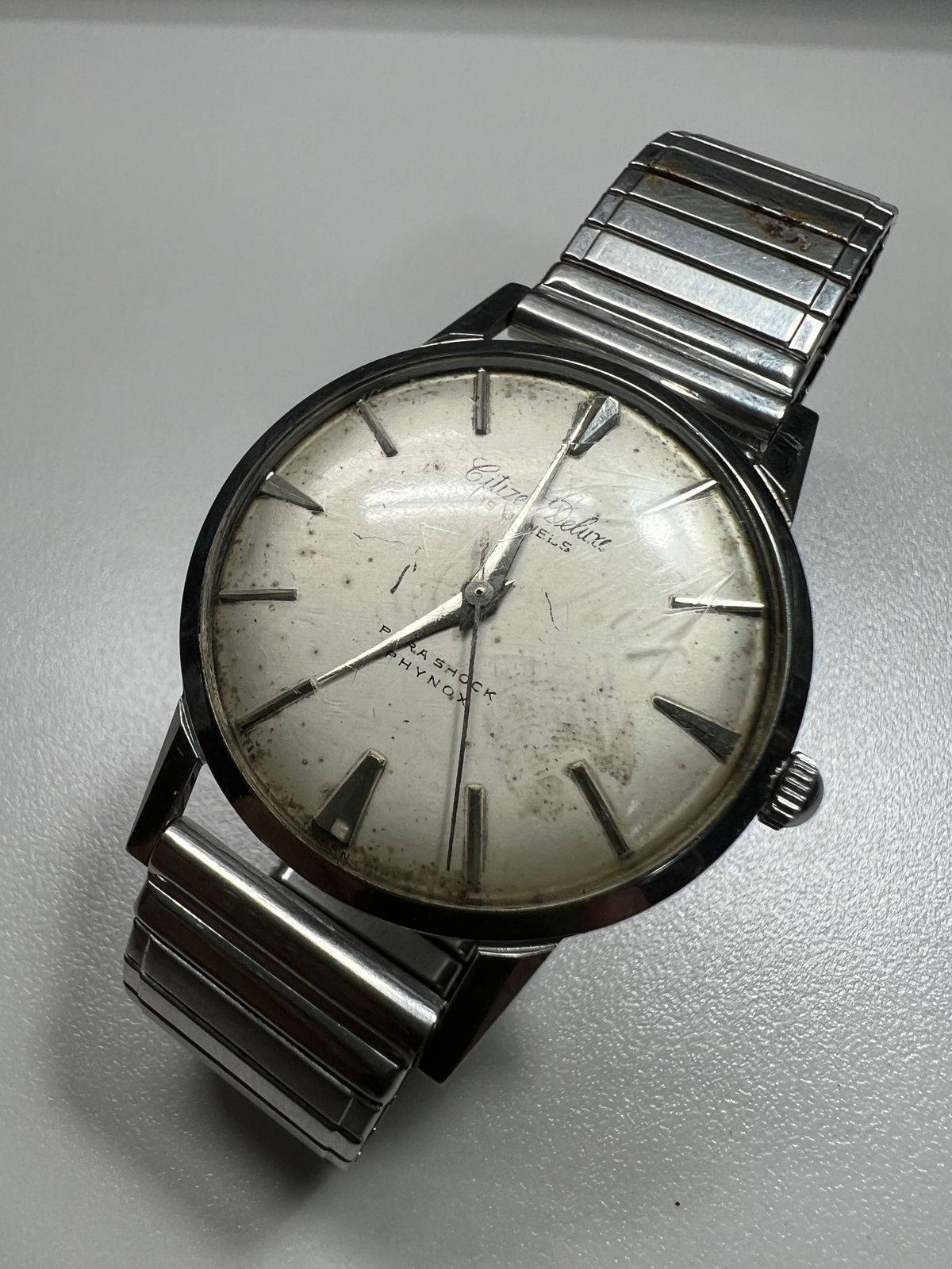 CITIZEN Deluxe 19JEWELS PARASHOCK PHYNOX 手巻 シチズン デラックス