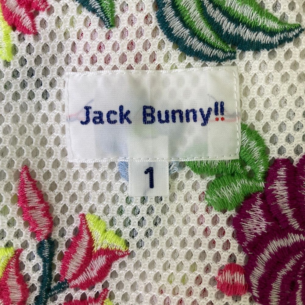 サイズ：1 JACK BUNNY ジャックバニー メッシュジャケット ホワイト系