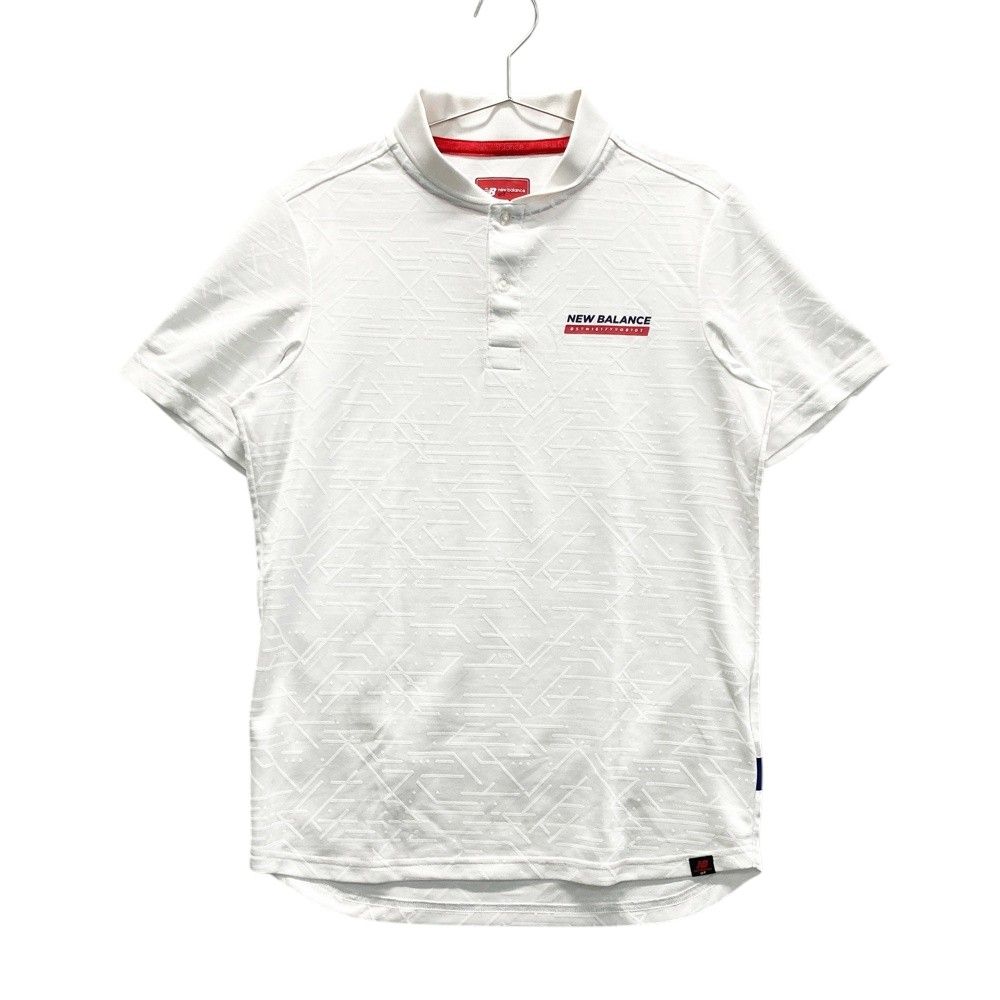 サイズ：4 NEW BALANCE GOLF ニューバランス 半袖ポロシャツ 総柄 