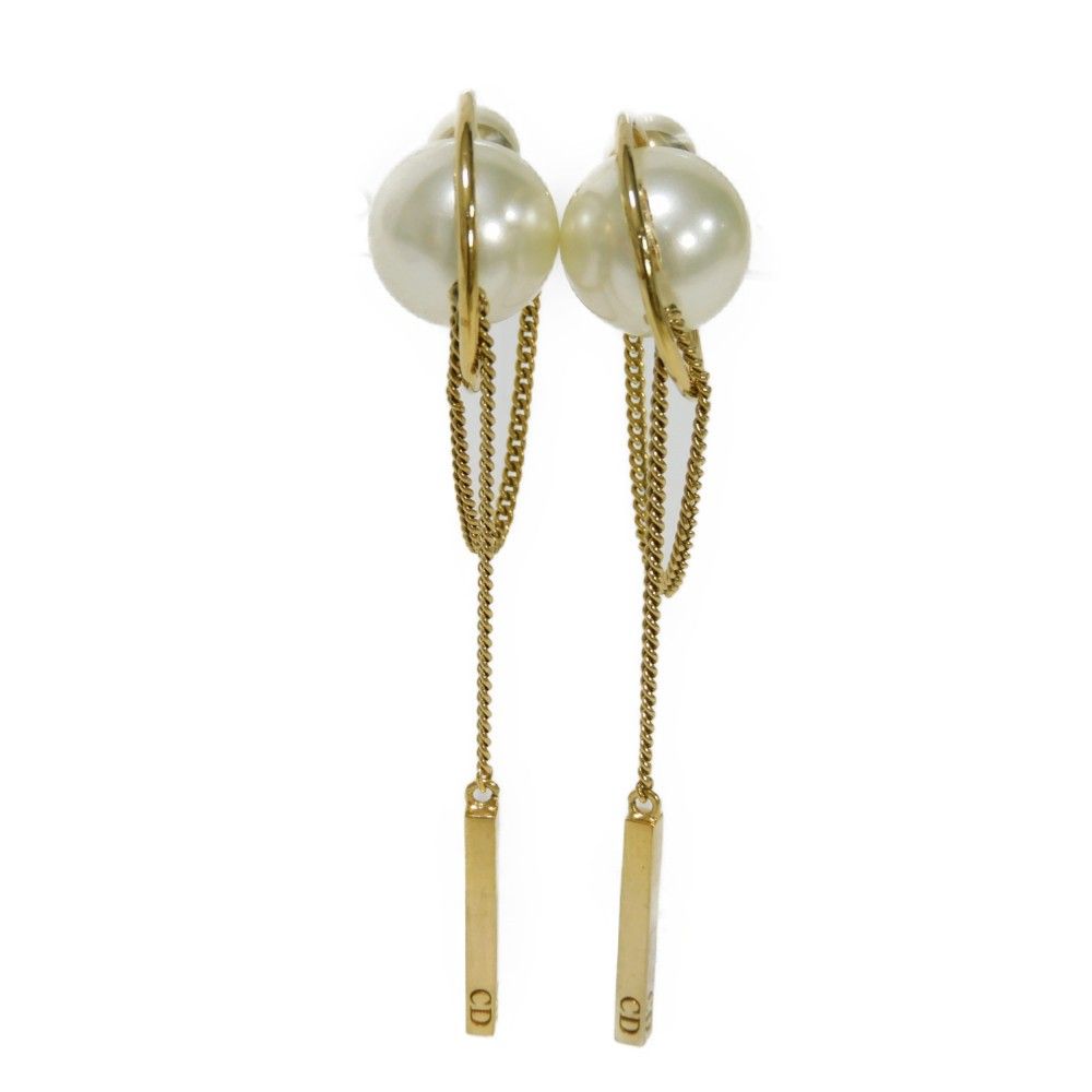 Dior ディオール トライバル TRIBALES レジンパール ゴールド