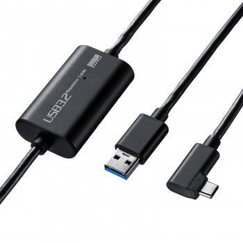 サンワサプライ USB3.2 A-TypeCロングケーブル 5m VRヘッドセット対応 KB-USB-RLC305