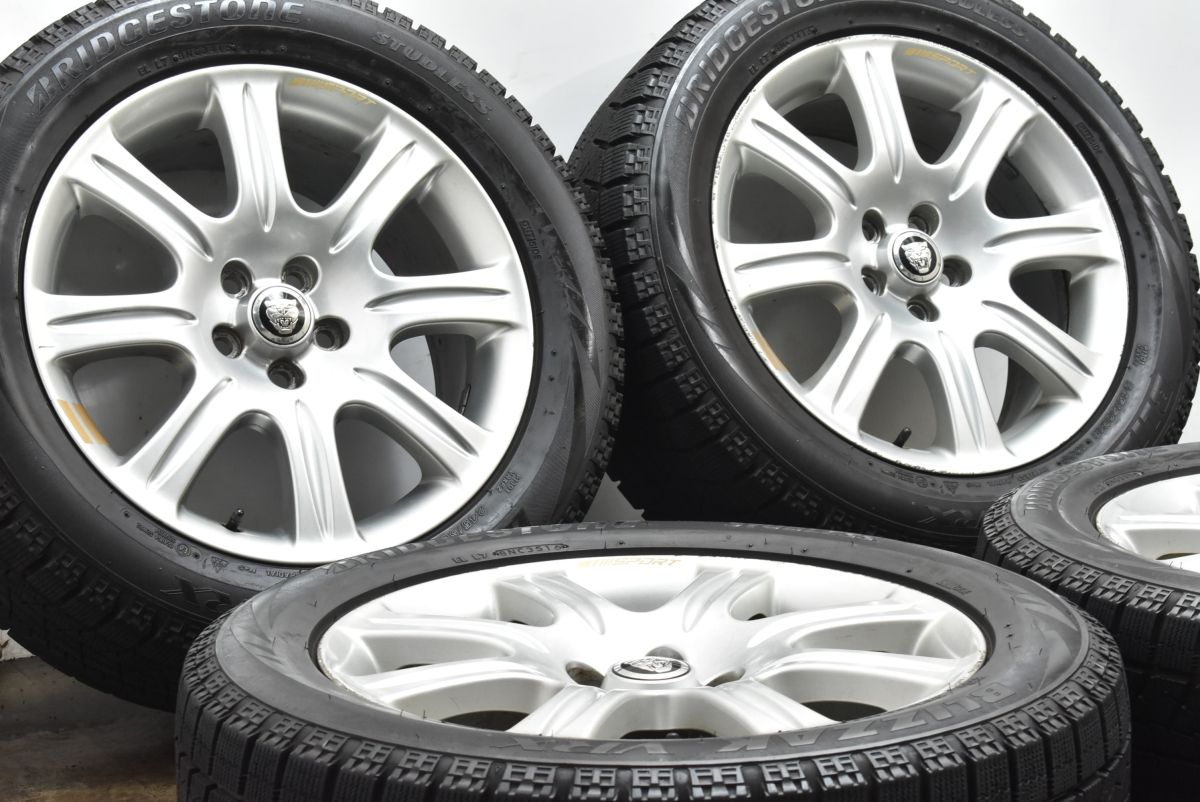 ジャガーXJ8 X350 純正 アルミホイール スタッドレスタイヤ 4本セット