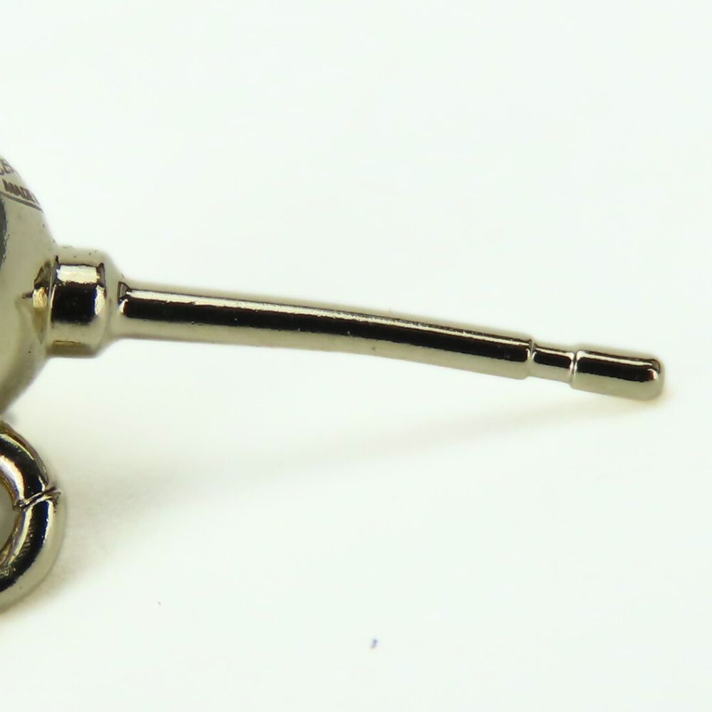 中古】 シャネル ピアス ココマーク メタル シルバー ハート ライン  